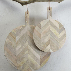 Nkuku Nalbari Pizza Board Mango Wood Large